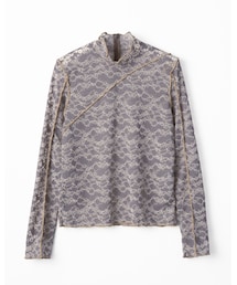 MURRAL | stretch lace top(トップス)