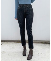 fd style | ヴィンテージウォッシングスリムストレッチデニムパンツ(デニムパンツ)
