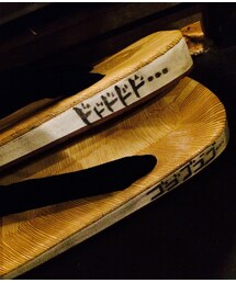 no brand | 「覚悟」を前面にアピールする雪駄(サンダル)