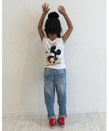 後ろにもミッキー🐭 | Tシャツ/カットソー
