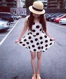 黑點點洋裝(ワンピース)