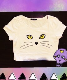 bubble bubble | 喵喵短t(Tシャツ/カットソー)