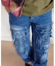 DENIM DUNGAREE | デニムパンツ