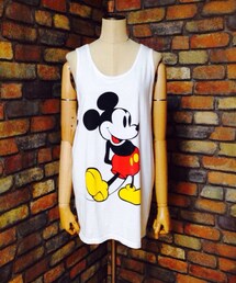 CHEAP THRILS【チープスリル】 | USED Mickey プリントタンクトップ(Tシャツ/カットソー)