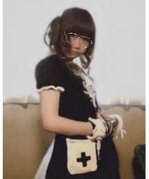 Cecile | 天使プリントパフスリーブカットソー(Tシャツ/カットソー)