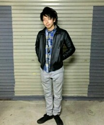 no brand | ライダースジャケット