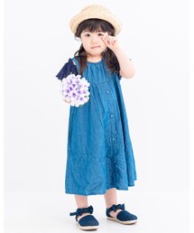 こちらがワンショット目❤️まだ顔が硬い🤣✨ | シャツワンピース