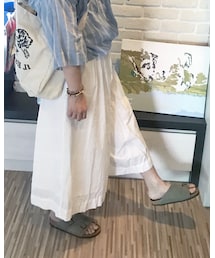 Veritecoeur | VC-1289 コットンボックスタックパンツ(その他パンツ)