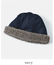 mature ha. | mature ha.(マチュアーハ) ボアフードキャップ“hood cap” (キャップ)