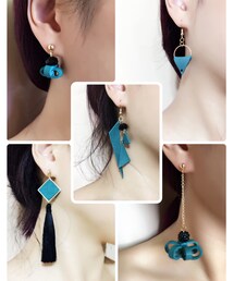 香港手作 | ピアス（両耳用）