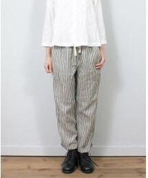 nest Robe | リネンストライプイージーパンツ(その他パンツ)