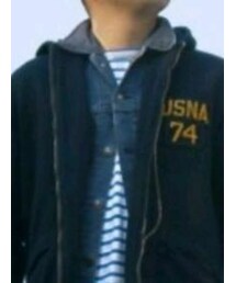 SAINT JAMES | セントジェームス 白×青 4(Tシャツ/カットソー)