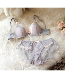 chuu | ラメレースポイントブラ&ショーツ(ブラ&ショーツ)