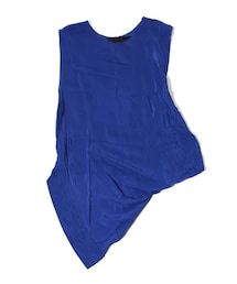 VLADIMIR KARALEEV | Vladimir Karaleev"SILK100%断ち切りデザイントップス"(タンクトップ)