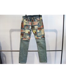 blackmeans | blackmeans×SASQUATCHfabrix. 刺し子襤褸デニムパンツ(デニムパンツ)