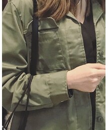 x | ミリタリージャケット