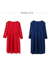 Angel's Ballet | 格紋風萃長袖洋裝(ワンピース)