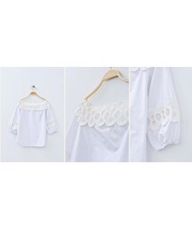 清爽夏日一字領上衣(その他トップス)