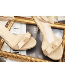 午茶派對雙蝶結跟鞋(パンプス)