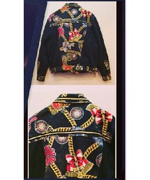 punkcake | 80s黒Jacket(デニムジャケット)