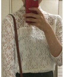 GU | Wレースプルオーバー(シャツ/ブラウス)