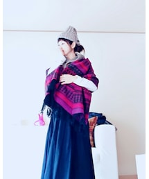 ストール巻いた♪ | ストール/ショール