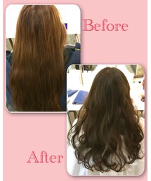 ✂︎カット＋カラー＋スパ | 2015/12 Ginza(シャンプー)