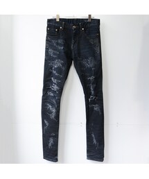 SAINT LAURENT PARIS | SAINT LAURENT PARIS[13AWステインコーティングクラッシュ加工デニム](デニムパンツ)