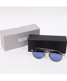 THOM BROWNE | THOM BROWNEトムブラウン[TB-101 D-T BLK GOLD 49/眼鏡/サングラス]美品(サングラス)