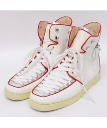 Christian Louboutinクリスチャンルブタン[バックストラップパイソン切替パイピングレザースニーカー](スニーカー)