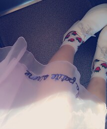 WEGO | スカートふわふわ
AMOちゃんコラボスカート
靴下もWEGO(スカート)