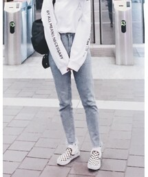 zebra crossing | デニムパンツ
