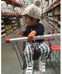 PETIT BATEAU | 帽子有りの図(カーディガン/ボレロ)