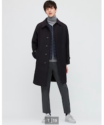 UNIQLO | シングルブレストコート(ステンカラーコート)