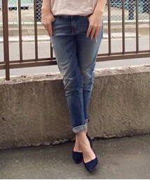 ZARA BASIC | クラッシュデニム(デニムパンツ)