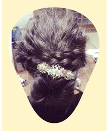 ヘアアレンジ | 友達の♡(バレッタ/ヘアクリップ)