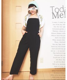 後ろに結んでも可愛い！ | つなぎ/オールインワン