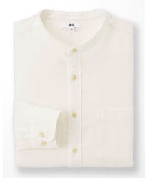 UNIQLO | ソフトツイルスタンドカラーシャツ(シャツ/ブラウス)