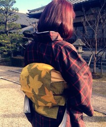 おふる | 黄色い帯も母のお古。(和装小物)