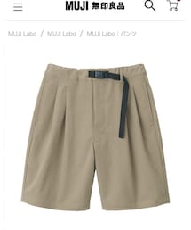 MUJI Labo | 乾きやすいイージーハーフパンツ(パンツ)