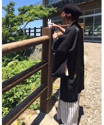 KIMONOKABUKIS | うさちゃん主役に海の写真を撮ってる私。笑(ジャケット/アウター)