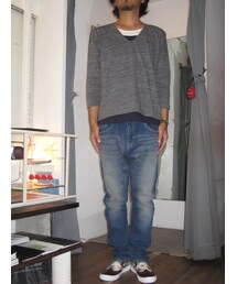 rehacer | REHACER//Fake layerd 7sleeve cutsew(Tシャツ/カットソー)