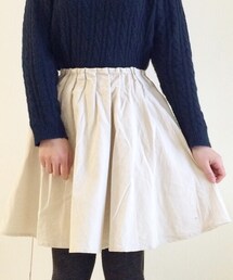 OLIVE des OLIVE | コーデュロイスカート 白(スカート)