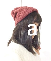 ？？ | ニット帽 朱色(ニットキャップ/ビーニー)