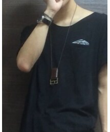 ラム革のアクセ | ネックレス