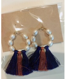 友達のハンドメイド | ピアス（両耳用）