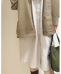 無印良品 | シャツワンピース