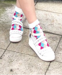 amai | 厚底花邊縷空涼鞋(サンダル)