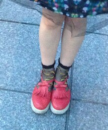 Ann's | 桃紅流蘇皮革厚底鞋(その他シューズ)