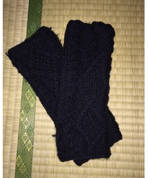 ケーブル編みアームウォーマー | 手袋